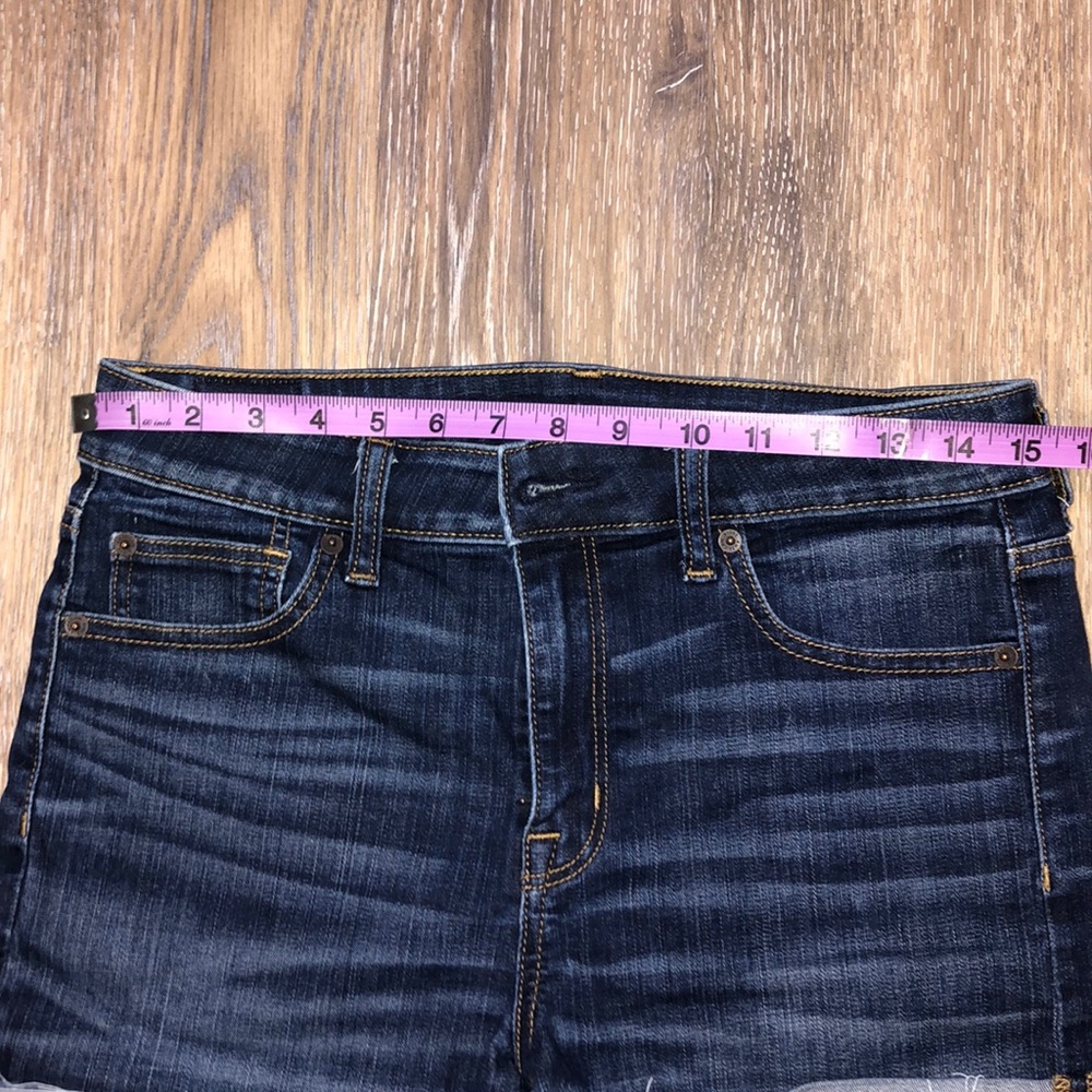 AE Next Level Stretch hi-rise shortie jean shorts - Picture 5 of 7